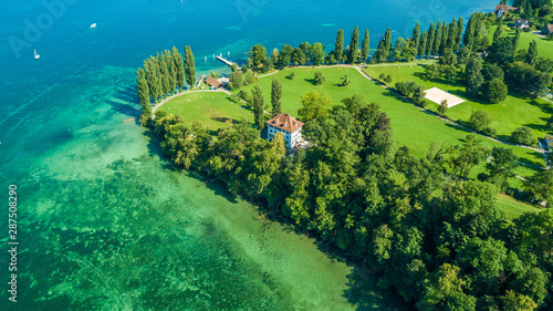 Fototapeta Naklejka Na Ścianę i Meble -  Lake Lucerne - Aerial