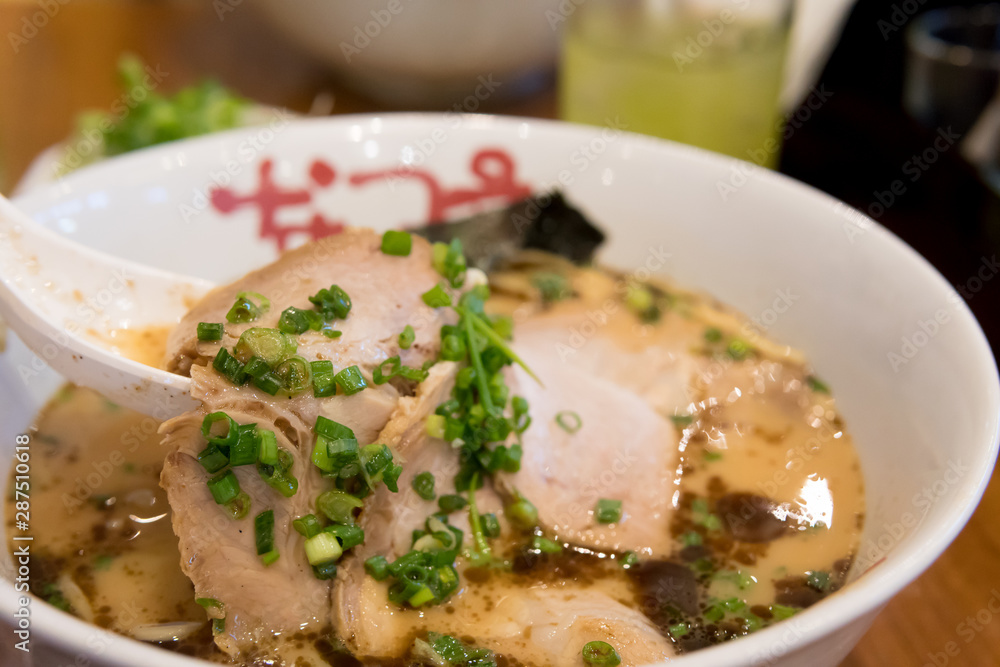 Ramen, Japanese style noodle , selective focus Ramen, Japanese style noodle , selective focus