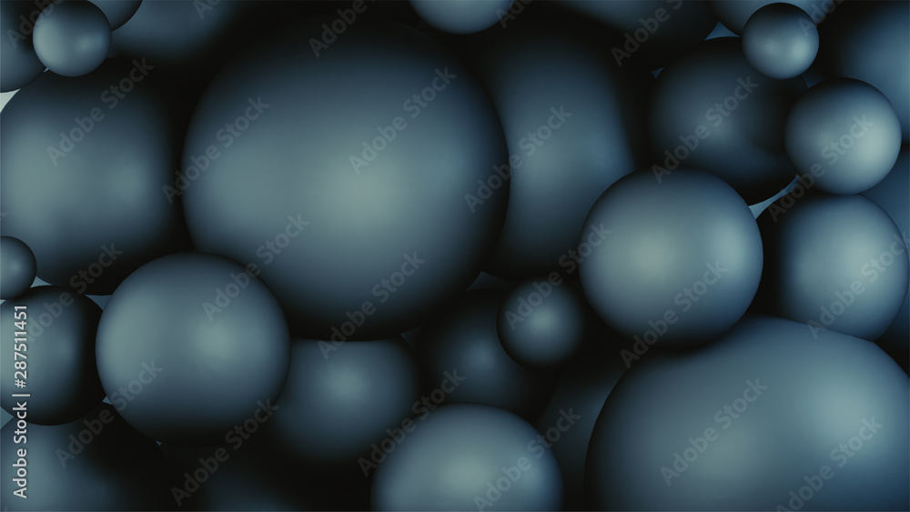 3D Render of different shape bubble or spheres in shiny gray color. Abstract geometric shape wallpaper in minimal style. 3D Render of different shape bubble or spheres in shiny gray color. Abstract geometric shape wallpaper in minimal style.