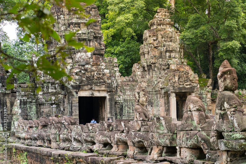 Old Temple at Angkor wat, Siem Reap, Cambodia.