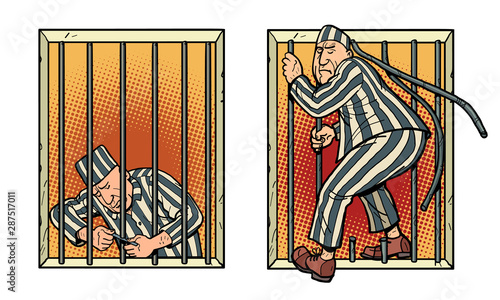 A prisoner escapes from prison. Jailbreak