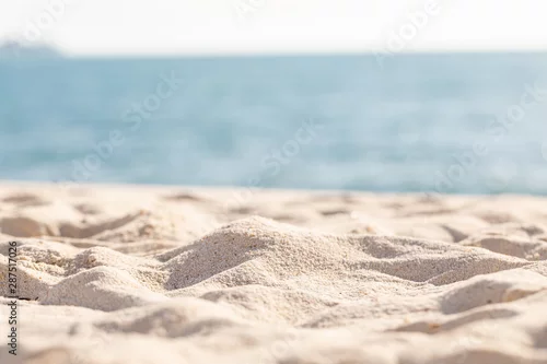 Fototapeta samoprzylepna sea sand sky and summer day