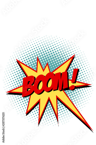Wallpaper Mural Boom comic text symbol sign Torontodigital.ca