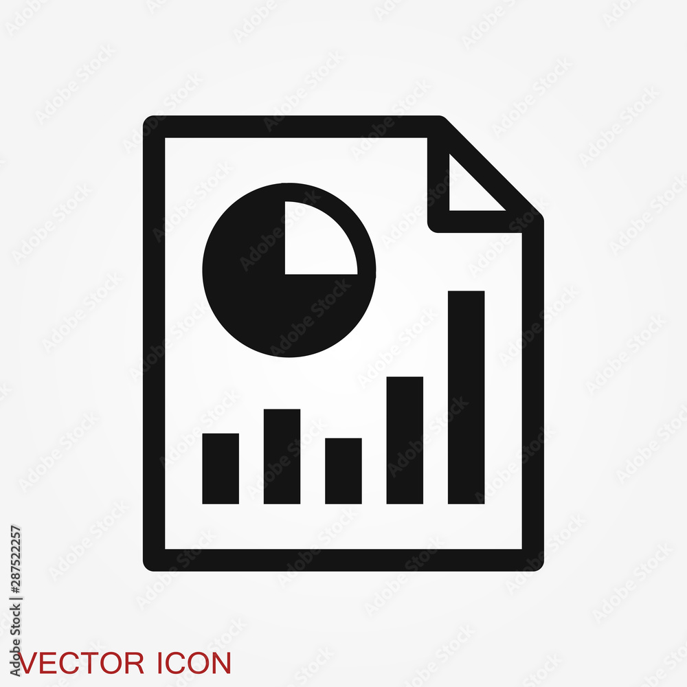 Analytics icon. Vector illustration style is flat iconic symbol Analytics icon. Vector illustration style is flat iconic symbol