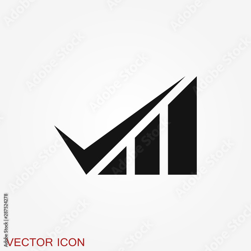 Accounting vector icon. Business and financial symbol