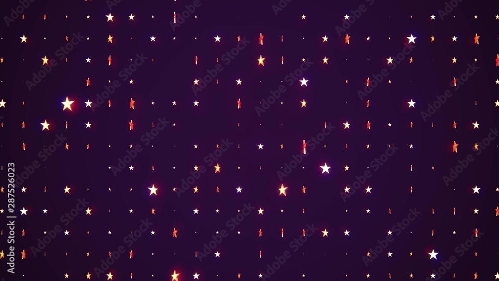 christmas glowing star snowflakes light wall illustration background New quality universal colorful joyful holiday music image