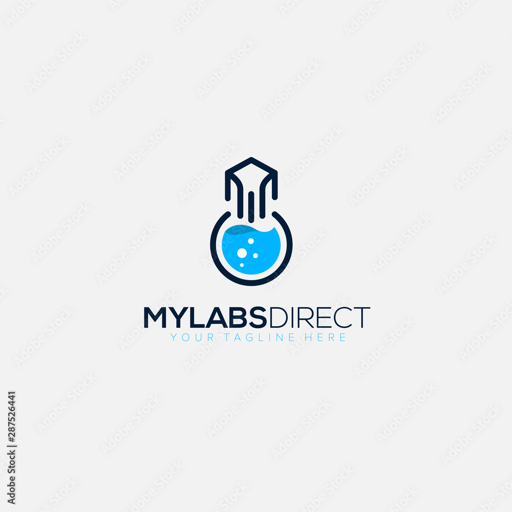 my labs direct email logo designs fast science