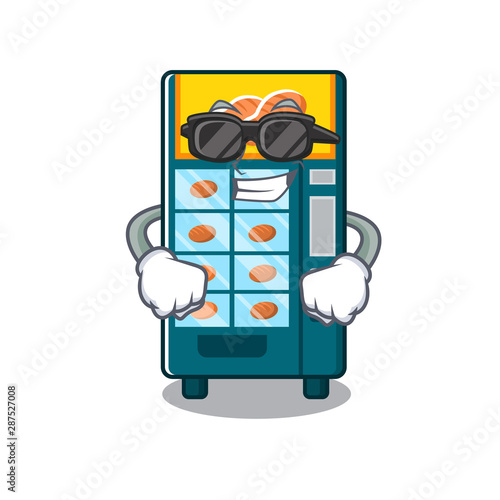 Super cool bakery vending machine in character shape