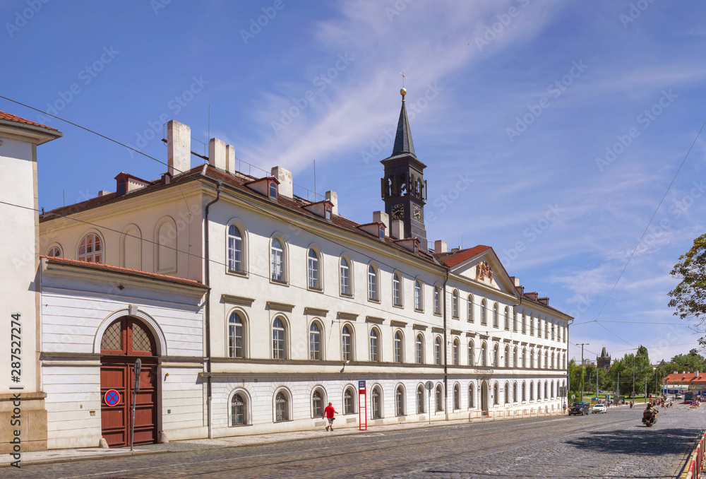 Fototapeta premium Klarov Institute for the blind. Prague, Czech Republic.