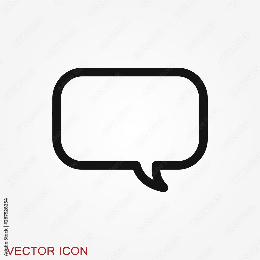 Naklejka premium Speech bubble icons on background. Vector illustration.