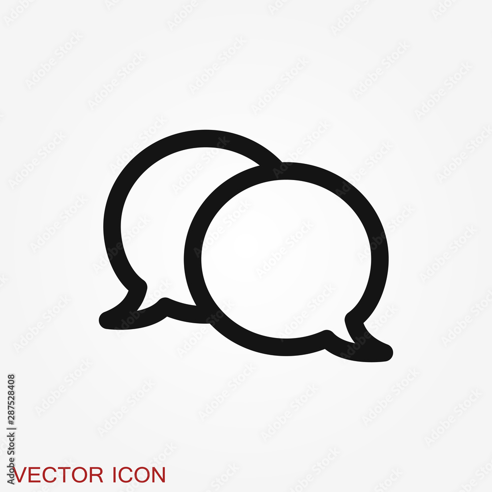 Speech bubble icons on background. Vector illustration. Speech bubble icons on background. Vector illustration.