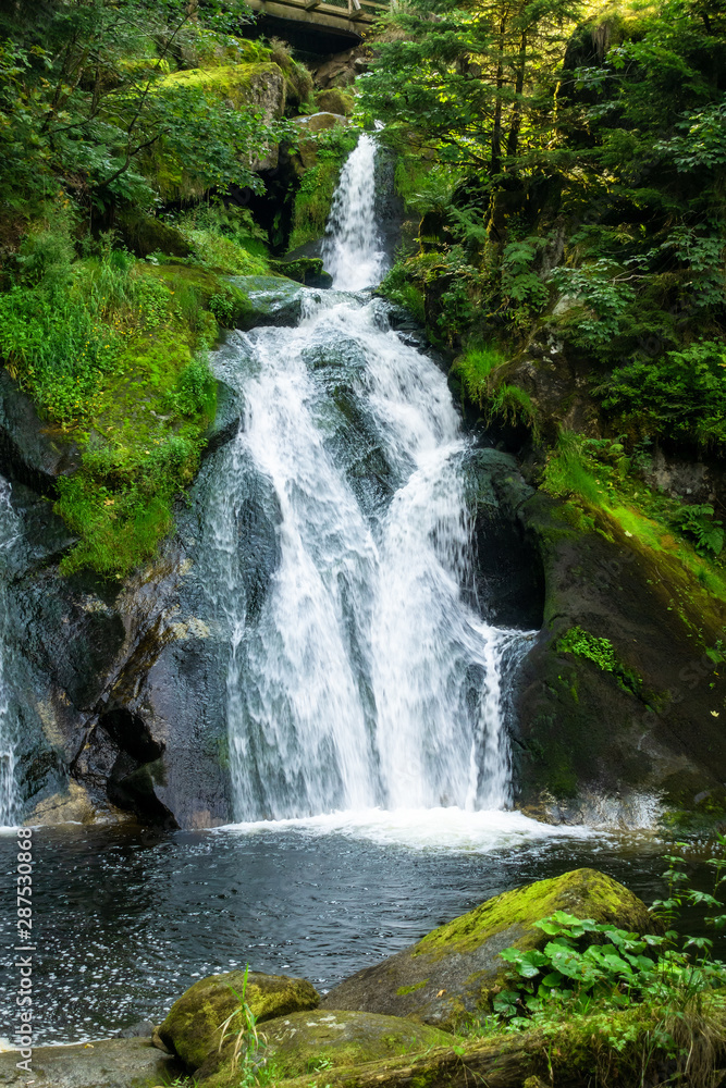 waterfall at Triberg in the black forest area Germany waterfall at Triberg in the black forest area Germany