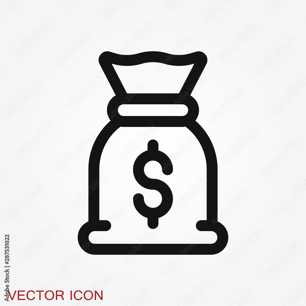 Money. Line Icon Vector illustration. Payment system. Money. Line Icon Vector illustration. Payment system.
