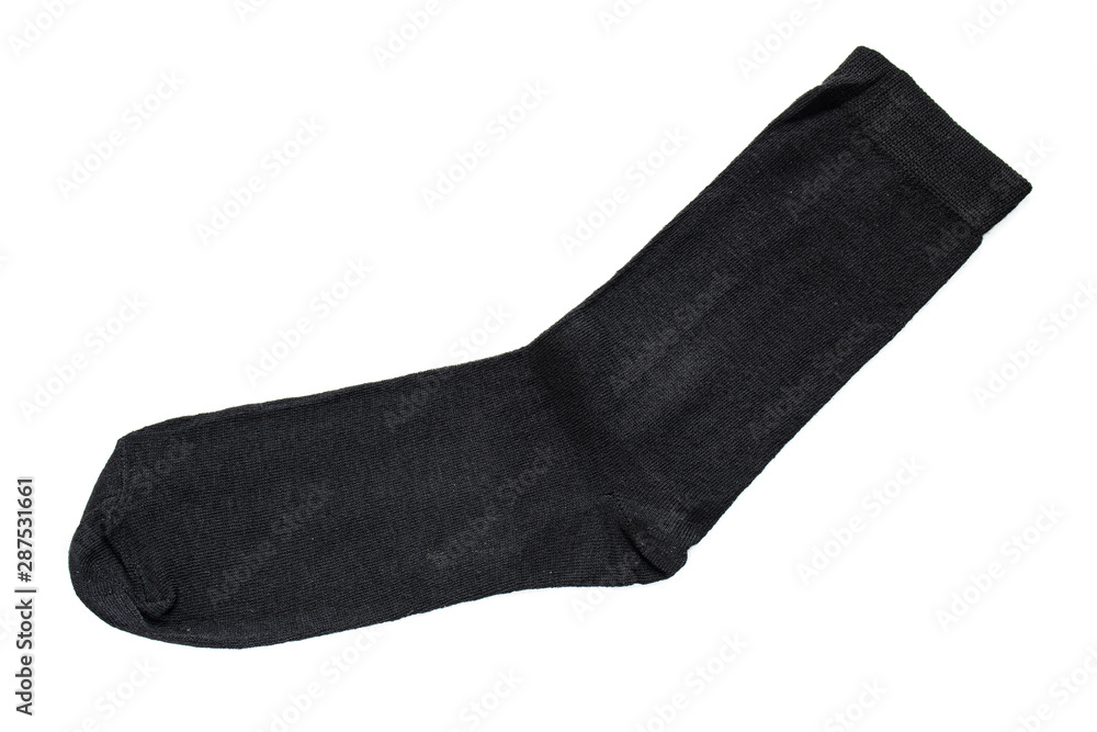 pair of black synthetic man socks pair of black synthetic man socks
