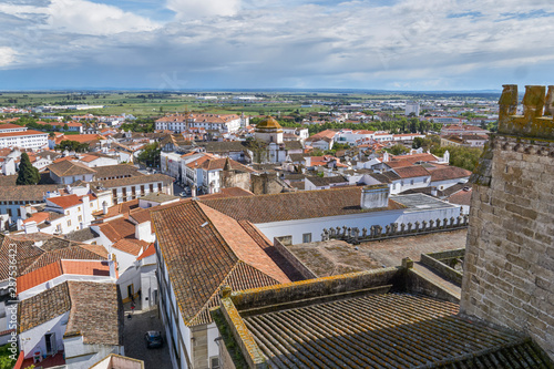Views of the city of Evra from the cathedral, Portugal