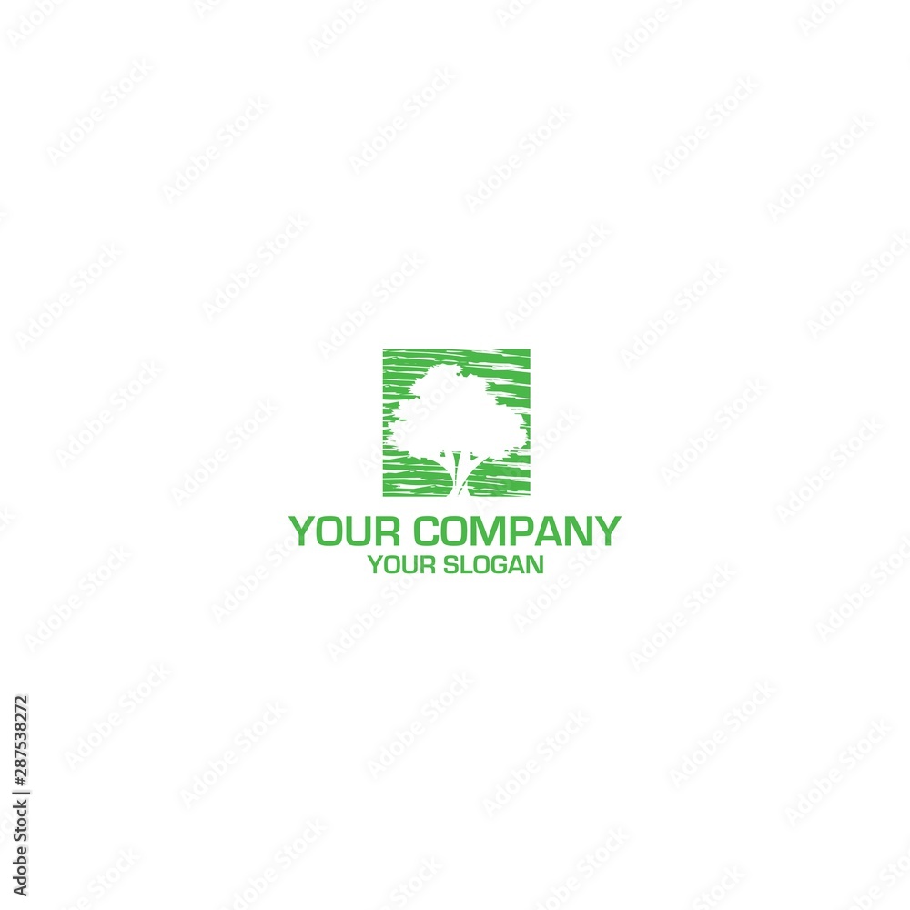Abstract Oak Logo Design Vector Abstract Oak Logo Design Vector
