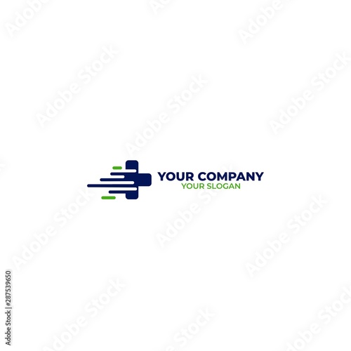 Fast Medical Logo Design Vector