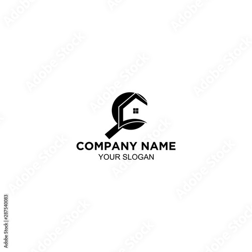 Home Inspection Logo Design Vector