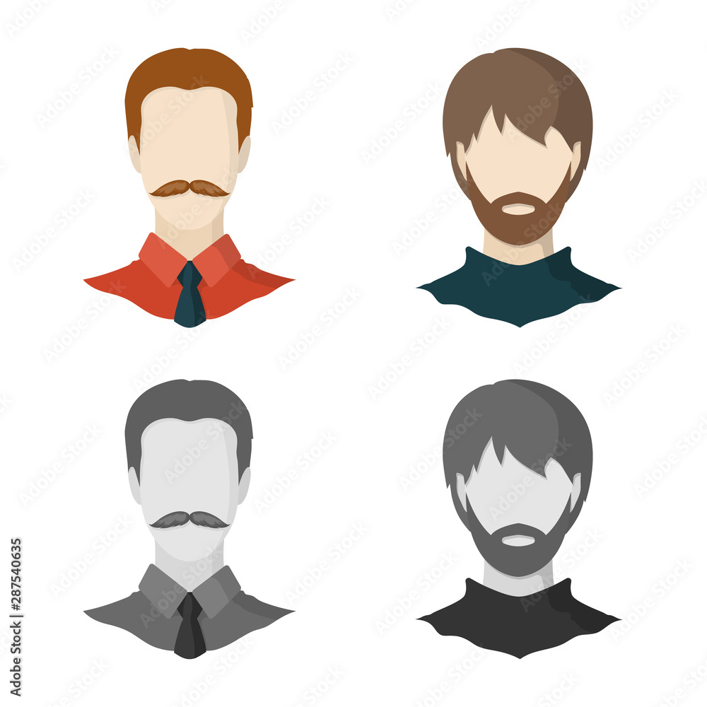 Fototapeta premium Isolated object of professional and photo symbol. Set of professional and profile vector icon for stock.