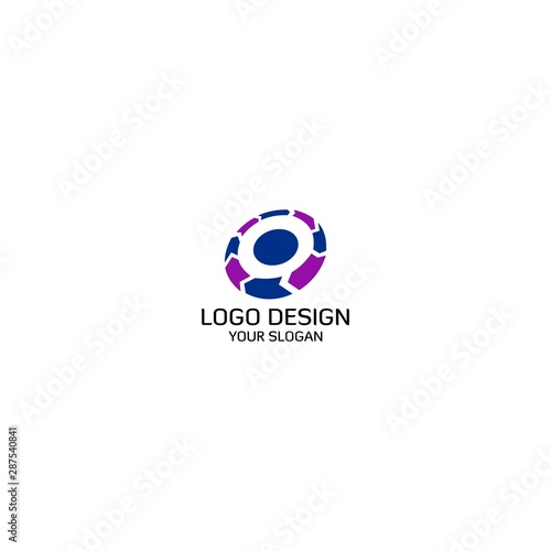 O Finance Logo Design Vector