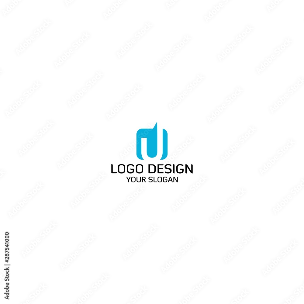 U Square Logo Design Vector U Square Logo Design Vector