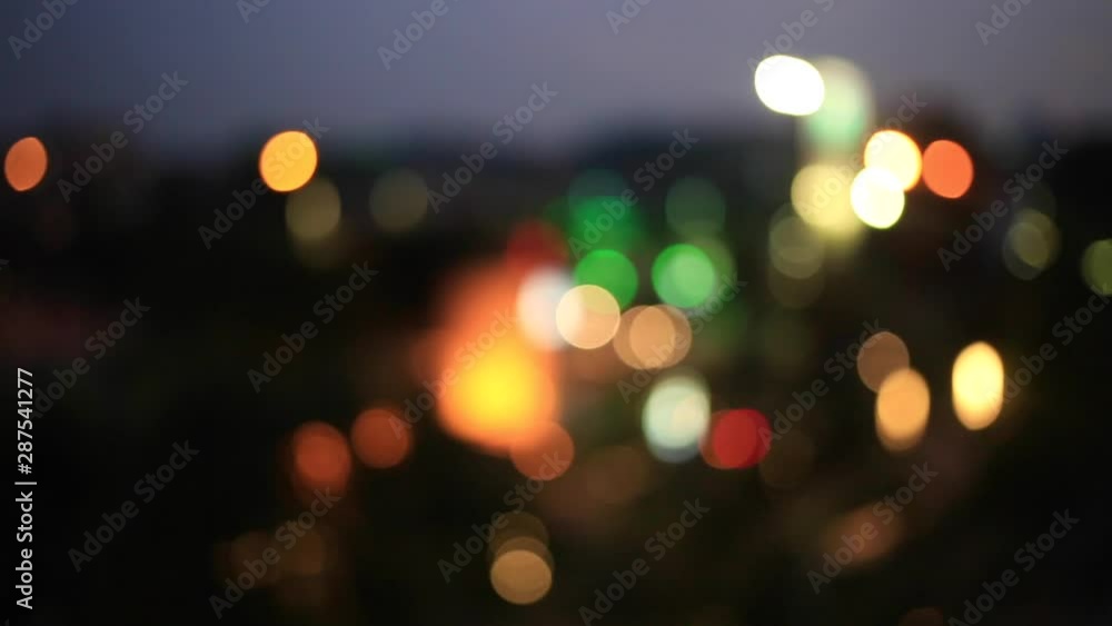 defocused city lights defocused city lights