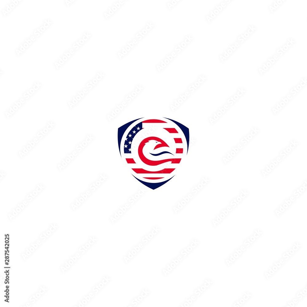 Security shield eagle logo design Security shield eagle logo design