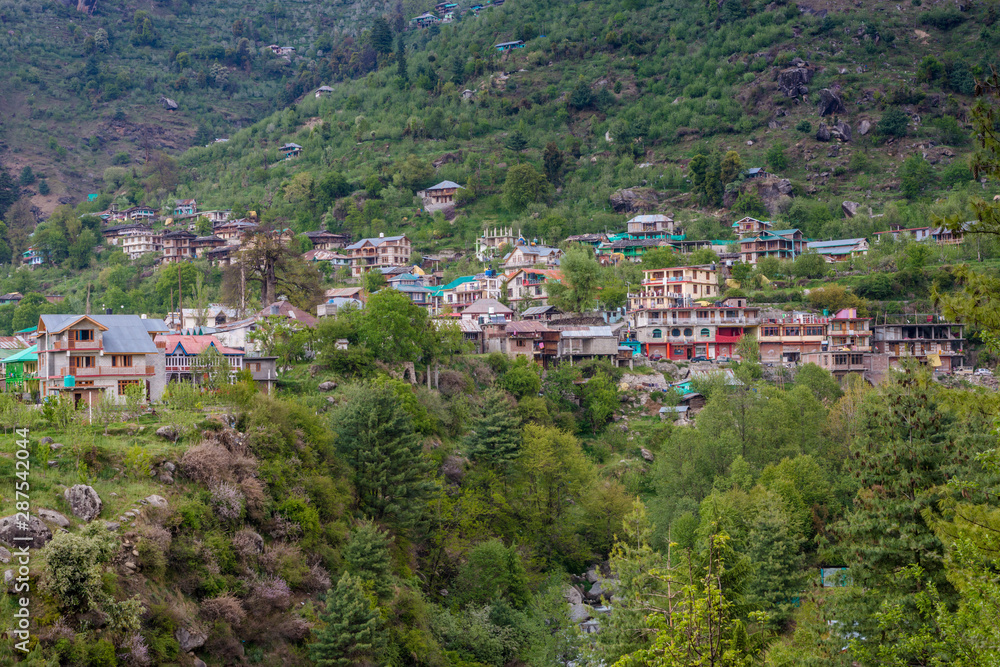 Photo of himalayan village in manali