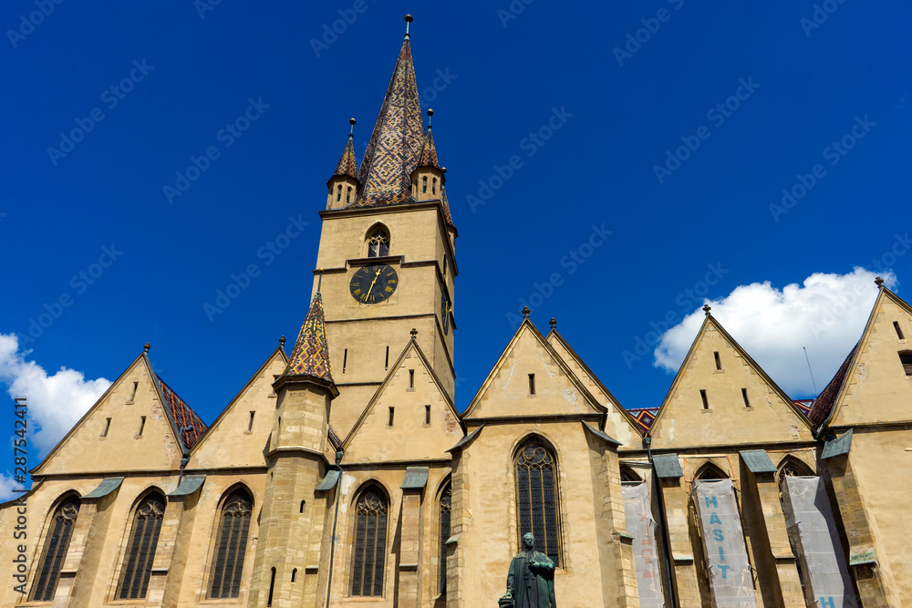 Evangelical Cathedral of Saint Mary in Sibiu. Sibiu, Sibiu County, Romania.