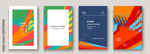 Modern cover collection design. Abstract retro 90s style texture of colorful neon lines. Striped trends background. Future geometric patterns. Design presentations, print, flyer, business cards