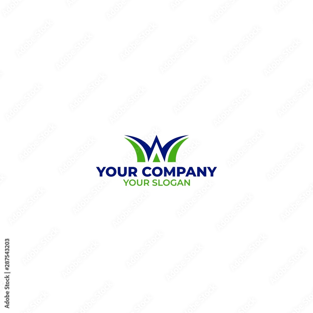 W Way Logo Design Vector W Way Logo Design Vector