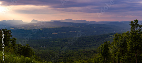 Sunset over Willoughby Gap Vermont