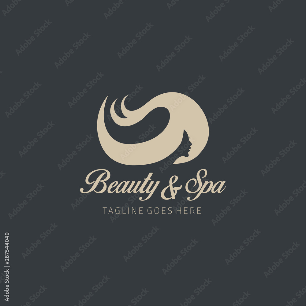 Beauty & spa logo design template. Vector illustration Beauty & spa logo design template. Vector illustration
