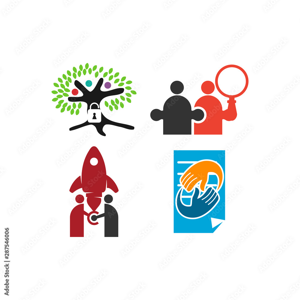 Trust Commitment Teamwork Together Business Illustration Vector Trust Commitment Teamwork Together Business Illustration Vector