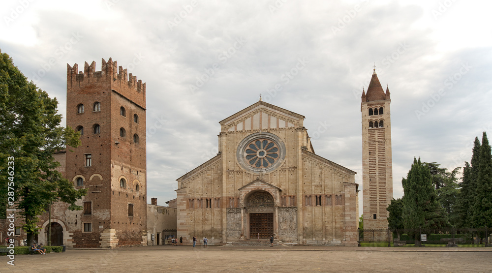 Cathedral of San Zeno, patron saint of Verona, Italy