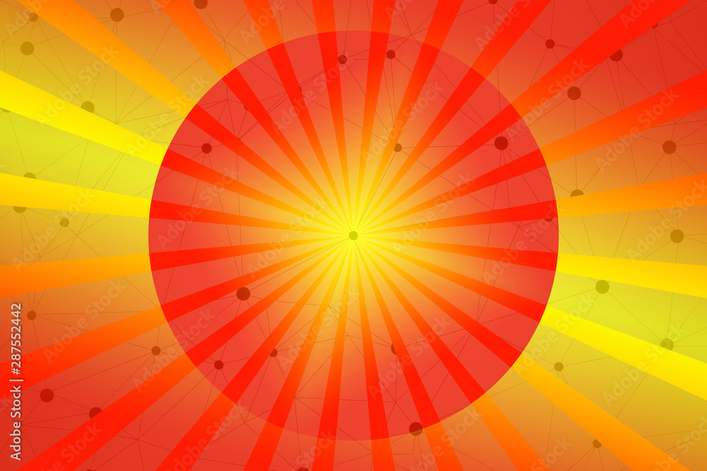 Obraz premium abstract, design, wallpaper, texture, pattern, orange, illustration, graphic, yellow, light, lines, art, blue, backdrop, green, digital, shape, sun, business, gradient, technology, white, geometric