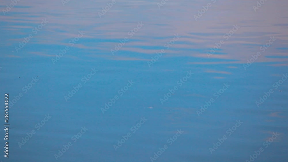 river blue sky reflection background 