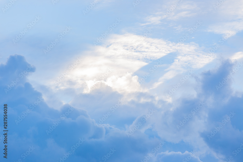 Blue sky with clouds Blue sky with clouds