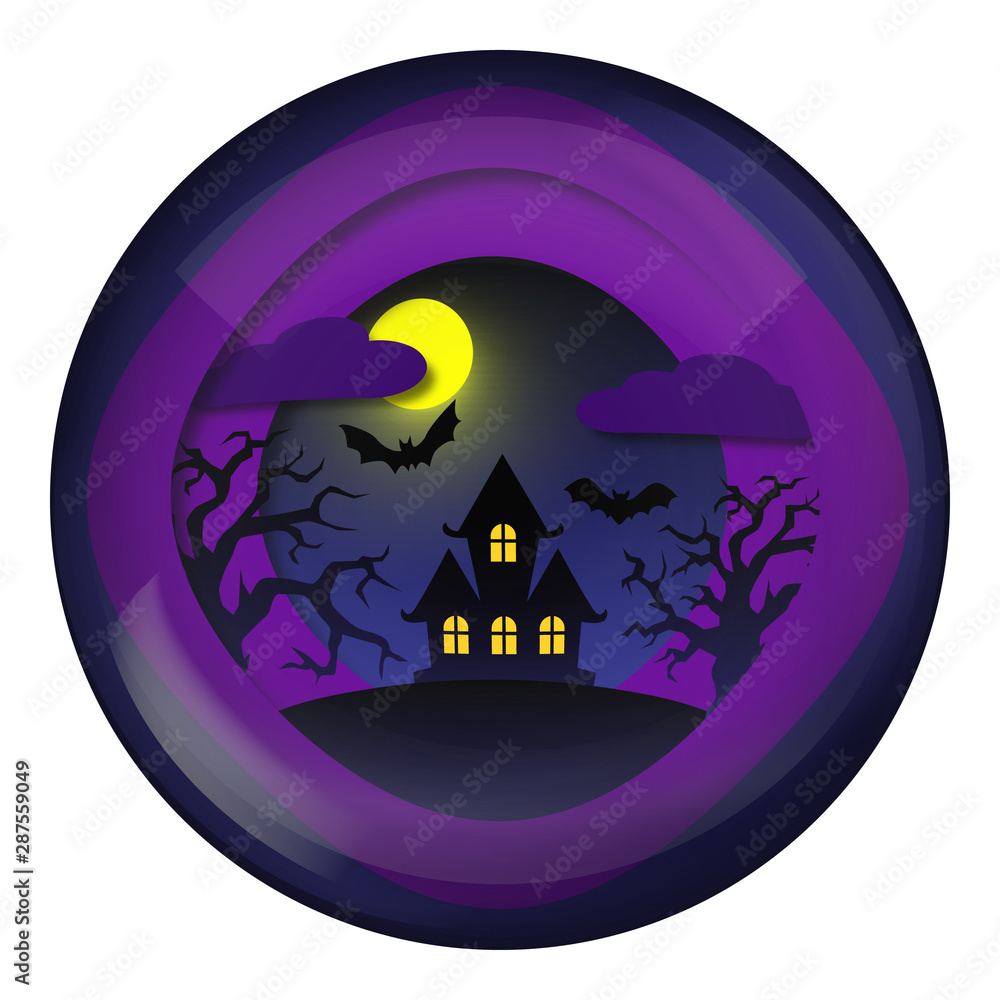 halloween theme logo