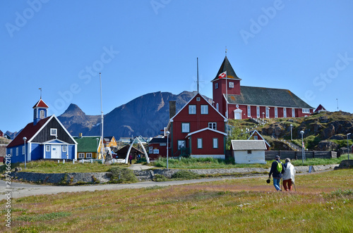 Kirche und Freilichtmuseum,  Sisimiut Grönland photo