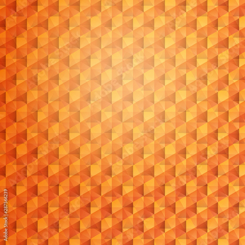 Abstract modern  geometric pattern in orange color.