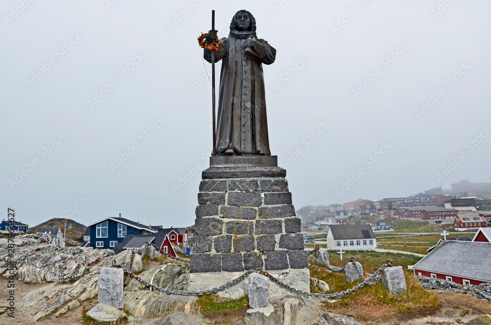 Denkmal Hans Egede in Nuuk, Grönland