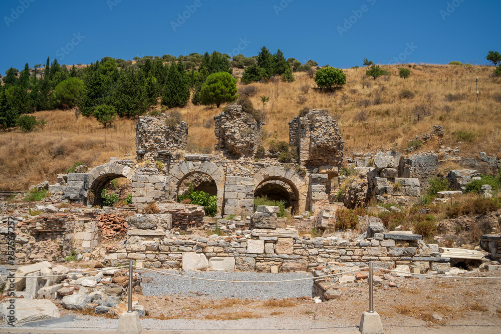 Views of Ephesus. This city was in ancient times a locality of Asian Minor, today Turkey.