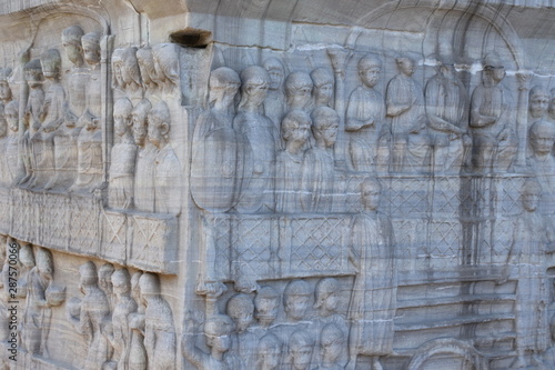 Photography Relief of Emperor Attending Chariot Race on Base of Obelisk of Theodosius, Istan