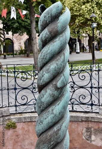 Photography Serpent Column, 4th c., Old Town Istanbul, Turkey