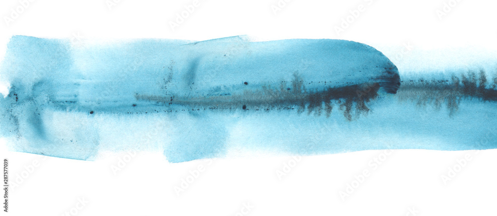 Abstract watercolor brush strokes painted background. Texture paper. Blue tone. Isolated. Abstract watercolor brush strokes painted background. Texture paper. Blue tone. Isolated.