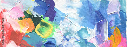 Panel kuchenny z motywem Abstract acrylic and watercolor painting. Canvas texture background.