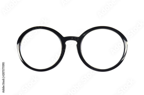 glasses isolated on white background.