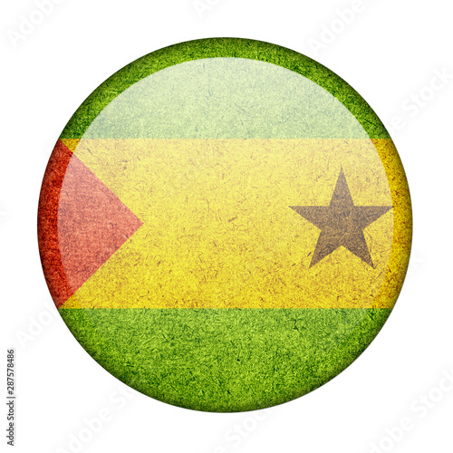 Sao Tome and Principe button flag