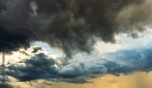 thunder storm sky Rain clouds